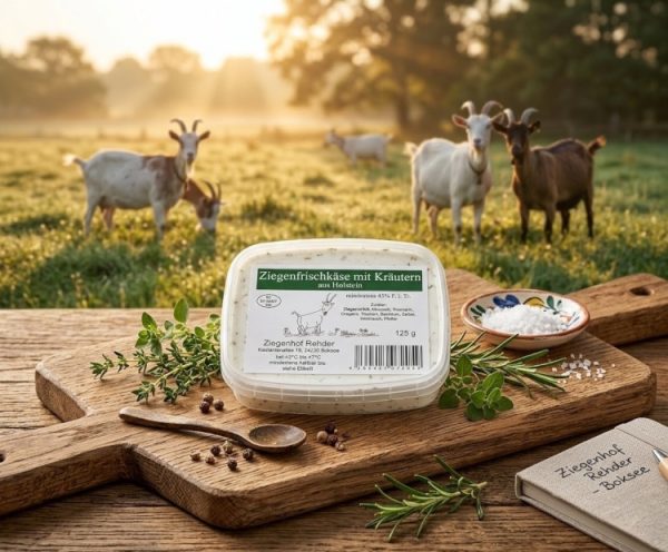 Ziegenfrischkäse mit Kräutern