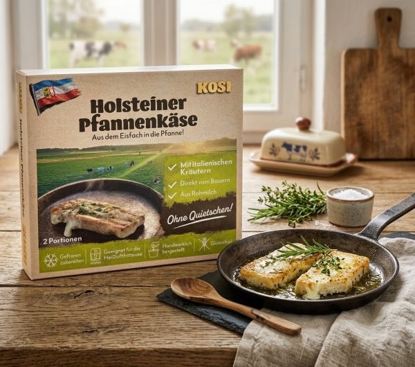 Holsteiner Pfannenkäse mit italienischen Kräutern